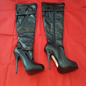 Diba black stiletto boots